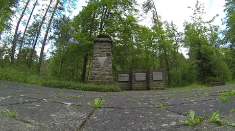 Germany - Thuringia - Monument in the Jonas Valley Видео 39257035