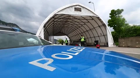 Germany tightens its migration policy with measures at border with Austria, KIEF Video stock 309226604