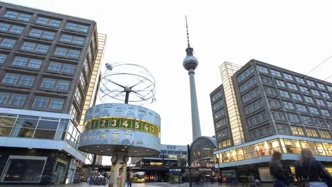 Germany timelapse video in Berlin Stock Footage 71692045