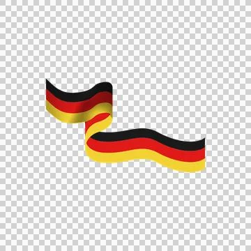 Germany unity day wave flag vector Stock Illustration