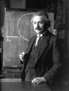  Germany / USA: Albert Einstein (1879-1955) Albert Einstein (14 March 1879... Stock Photos