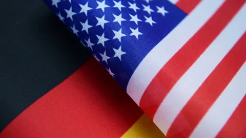 Germany USA relations. Stock Footage 317087984