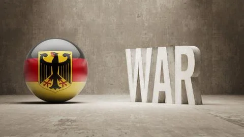Germany. War Concept. Stock Illustration