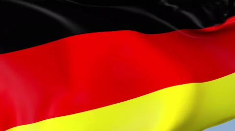 Germany Waving Flag Background Loop Stock Footage 64141874