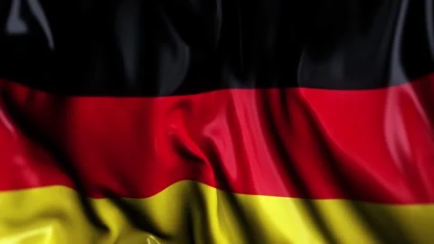 Germany WAVING FLAG LOOP Stock Footage 321018709