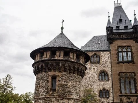 Germany Wernigerode nice old castle Stock Photos