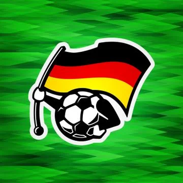 Germany wins final vector symbol Stock Illustration