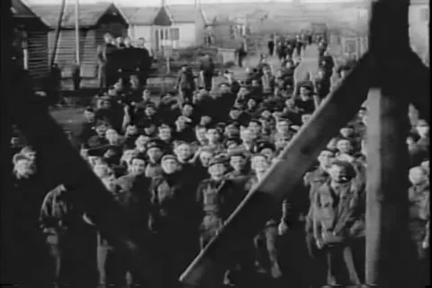 Germany's Atrocities Revealed at Concentration Camps WWII 1945 archival part1 Video stock 137769341