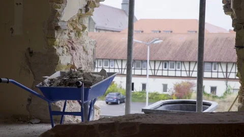 Germersheim / assisted renovation Vídeos de archivo 124964670