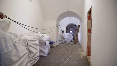 Germersheim / Building conversion Stock Footage 124964606