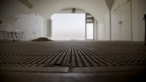 Germersheim / corridor in building Vídeos de archivo 124964933