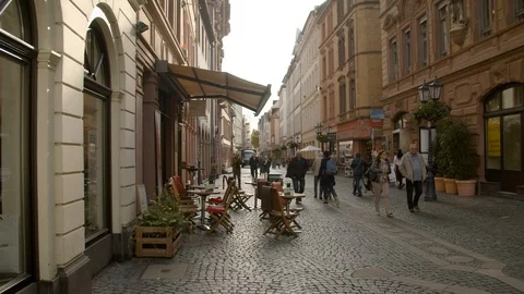 Germersheim / pedestrian zone Vídeos de archivo 124642298