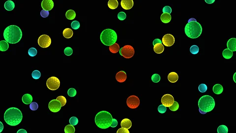 Germs Bacteria Virus Moving Stock-Footage 132715760