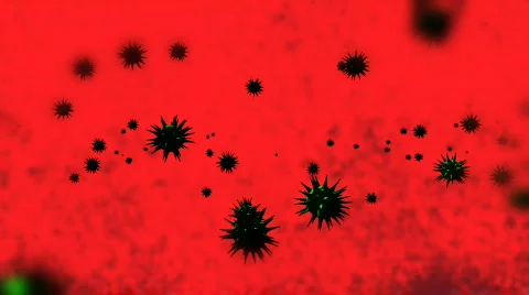 Germs Virus Looping Background | Stock Video | Pond5