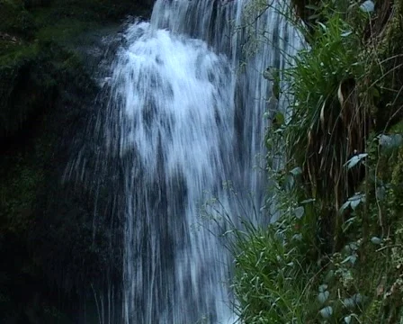 Geroldsauer Waterfall Stock Footage