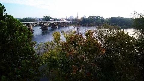 Gervais Bridge Stock Footage 82202523