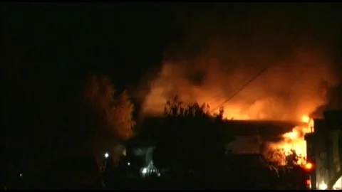 Gervais, House Fire 10-26-14 7 Stock Footage 82293053