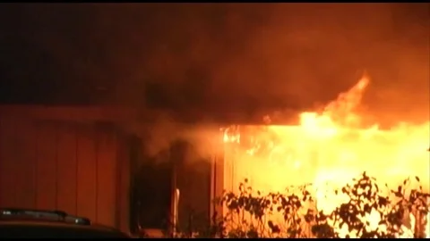 Gervais, House Fire 10-26-14 8 Stock Footage 82293060