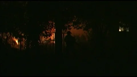 Gervais, House Fire 10-26-14 10 Stock Footage 82293080