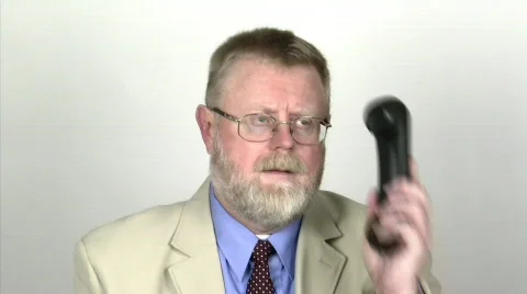 Geschäftsmann telefoniert Stock Footage 837654