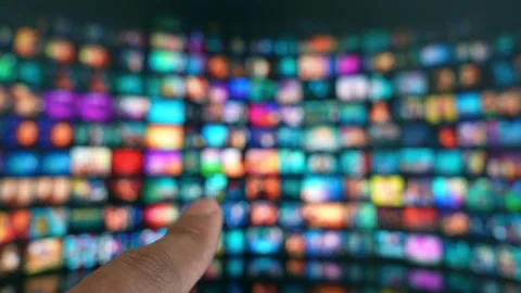 Gesture control enables effortless selection of entertainment. Stock Footage 315542550