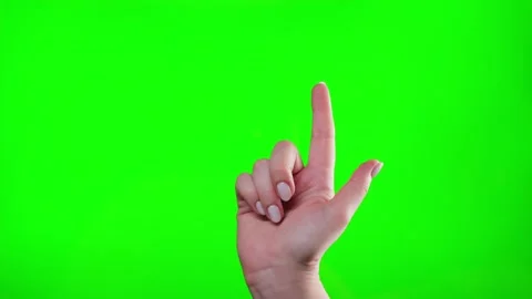 Gesture of disapproval. Close-up of a hand showing a gesture of disagreement by Stock Footage 315436732