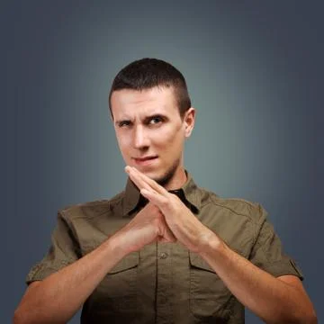 Gesture is enough Stock Photos