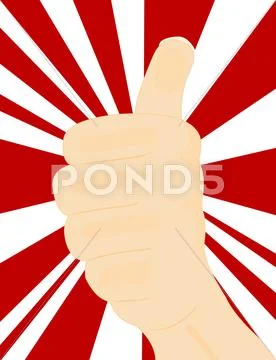 Gesture hand Stock Illustration