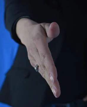 Gesture hand Foto stock