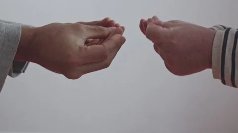 Gesture Hands snapping fingers performed by a man and a woman. Melody playing Stock Footage 240854989