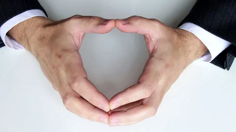 Gesture of male hands Stock Footage 129041847