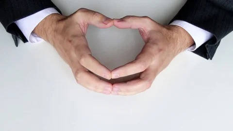 Gesture of male hands Stock Footage 129042401