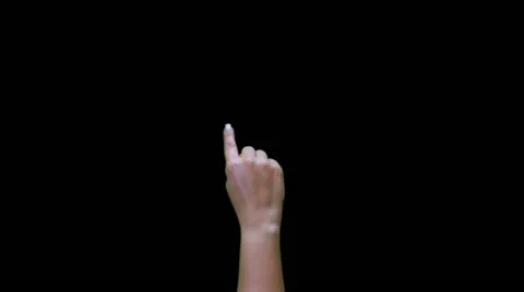 Gesture Prekeyed Female Stock Footage