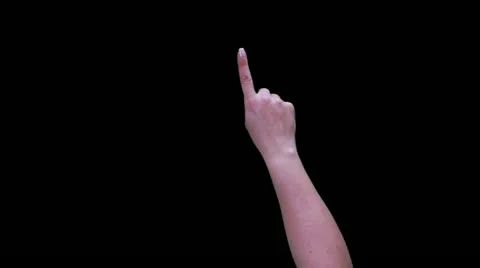 Gesture Prekeyed Female Stock Footage 20430698