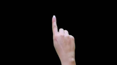 Gesture Prekeyed Stock Footage