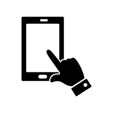 Gesture - touch screen icon vector design template Stock Illustration