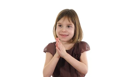 Gestures concept. Rubbing the palm together is a way in which people non verb Video stock 127962157