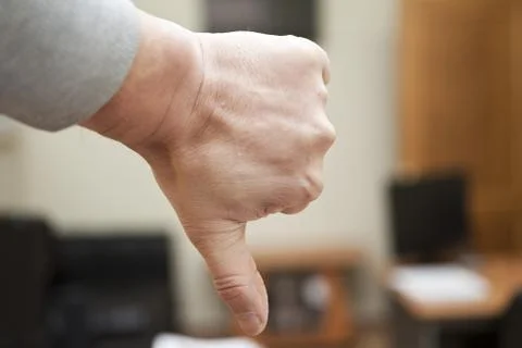 Gestures by hands Stock Photos