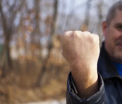 Gestures by hands Stock Photos