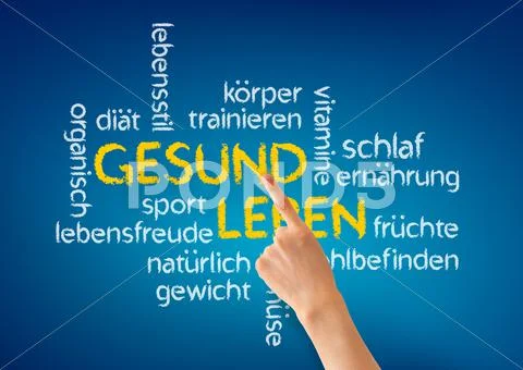 Gesund leben Stock Illustration