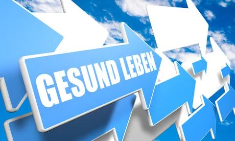 Gesund leben Stock Illustration
