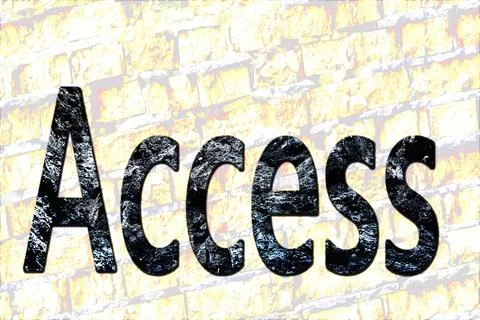 Get access to secret materials, protected files Stock Illustration