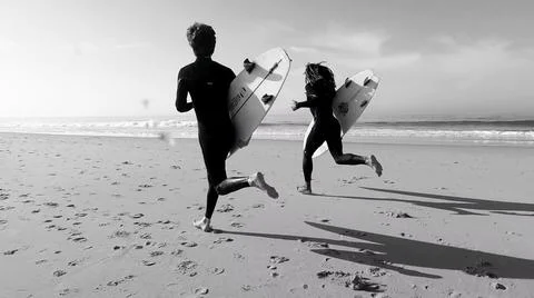 Get adrenaline rush while surfing Stock Photos