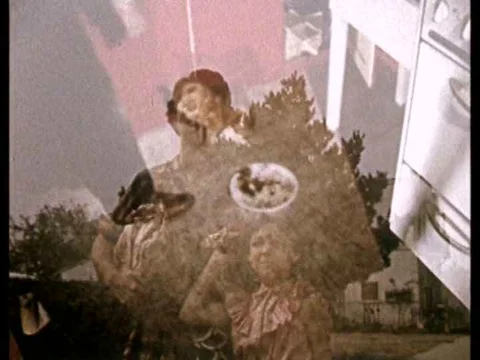 To get back at his mean stepfather, a boy puts a cat on a train and it goes Stock Footage 74741127