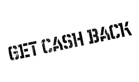 Get Cash Back rubber stamp Stock Illustration