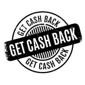 Get Cash Back rubber stamp Stock Illustration