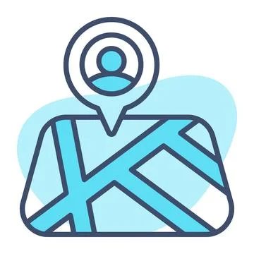 Get this customizable glyph sticker showing a telescope for strategic analysis. Illustrazione stock