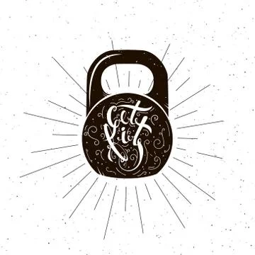 Get fit Stock Illustration