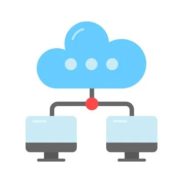 Get hold this eye catching vector of cloud computing, premium and customizable Illustrazione stock