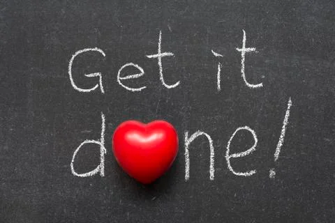Get it done Stock Photos
